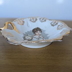 🇫🇷 La Martinique Porcelaine de Limoges Trinket Dish – Josephine Portrait