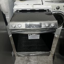 30” SAMSUNG SLIDE IN ELECTRIC RANGE