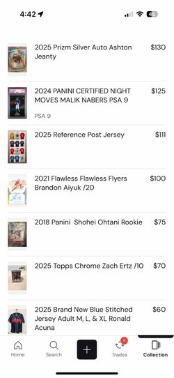 Sports Cards For Sale/Trade
