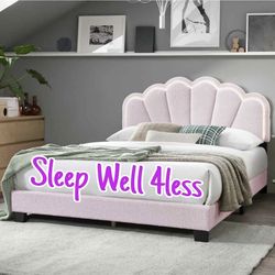 NEW FULL BED FRAME AND MATTRESS