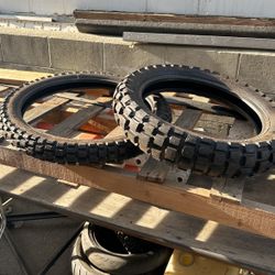 Brand new Continental dual sport takeoffs from a 2024 Husqvarna 501 brand brand new never used