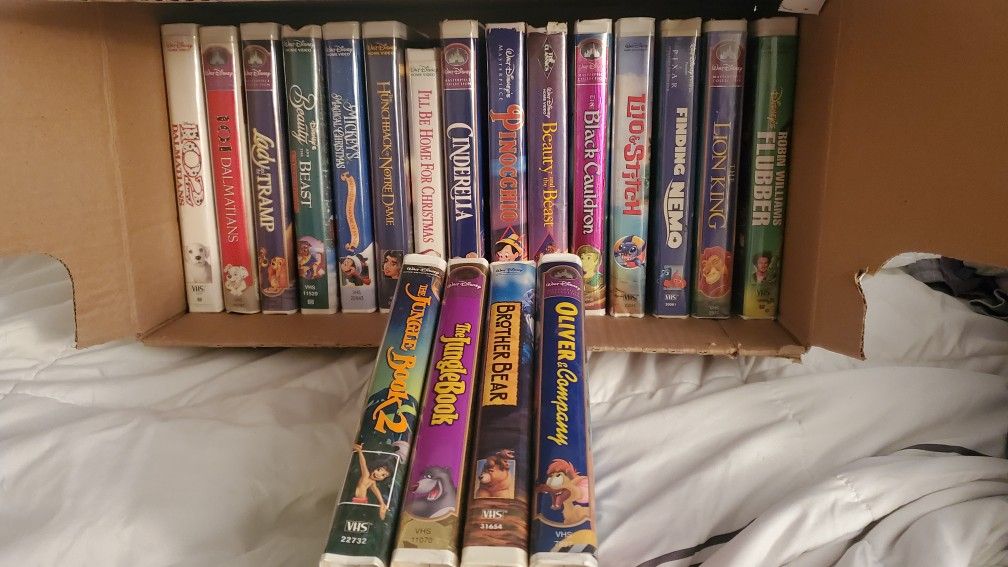 53 Disney VHS Tapes. Excellent Condition