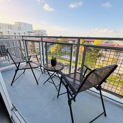 Modern Minimalist Terrace Set