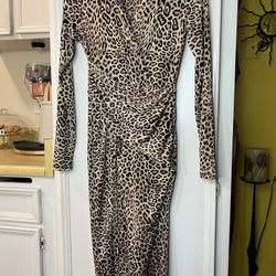 Rachel Jersey Dress Leopardo / By Macy’s