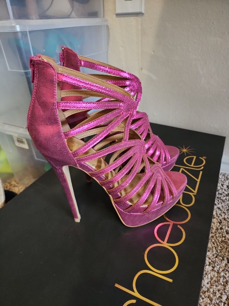 Pink HEELS Size 9.5