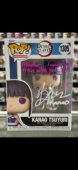 Kanao Tsuyuri #1305 Demon Slayer Funko Pop Signed By Brianna Knickerbocker w/COA