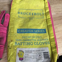 Bruce Bolts Batting Gloves Youth XL