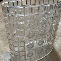 MCM Lucite Starburst Waste Can
