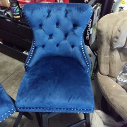Both Chairs / Barstools BLUE 