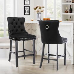 New Bar Stools 2/set (black)