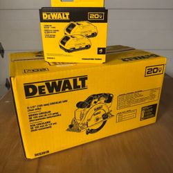 NEW DeWALT Circular Saw + 2 Pack 4AH Battery Not Milwaukee Rigid Makita Ryobi