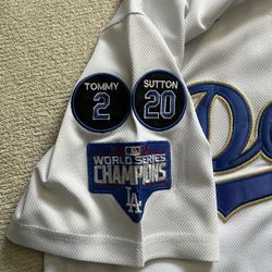 Matching His & Hers Los Angeles Dodgers Julio Urías 2020 World Series Championship Jerseys