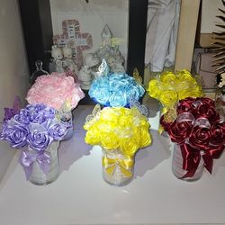 1 Dozen Ribbons Rose Bouquet 