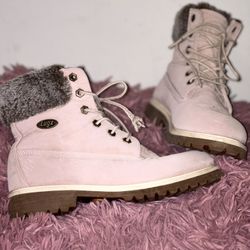 Light Pink Lugs Boots