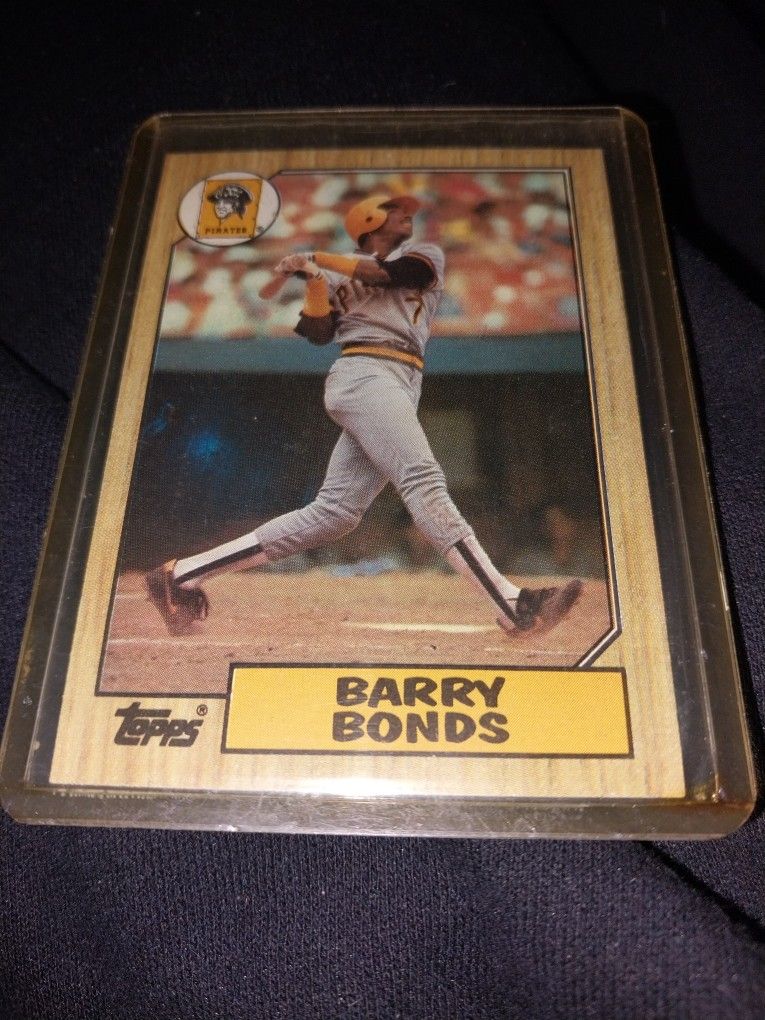 1987 Topps Barry Bonds Rookie Card