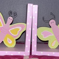 Children’s Cute Butterfly Bookends For Bookshelves (2)