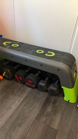 Workout bench & weights