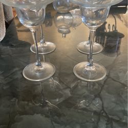 4 Princess House Margarita Glass Cups