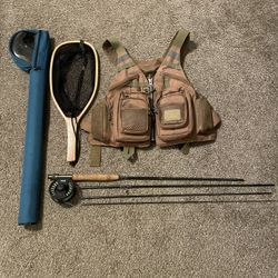 Fly Rod, Vest and Essentials 