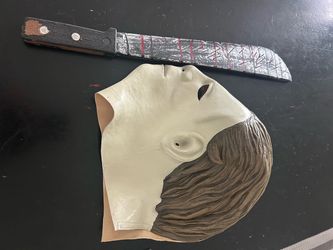 Halloween 2 Mask with Machete