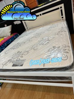 Full size deluxe mattress and Boxspring bed set Colchon y tambor