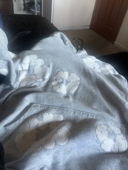 Denim tears hoodie gray size small