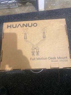 Full motion desk mount