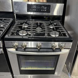 LG Stainless steel 5 burner range stove 