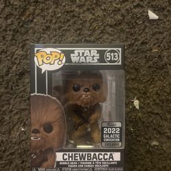 Chewbacca Funko Pop #513 (2022 Galactic Convention Exclusive)