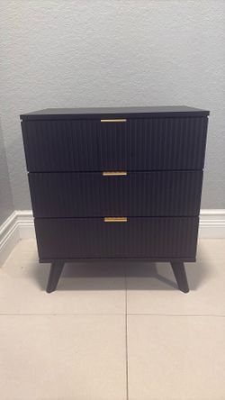 Modern black dresser