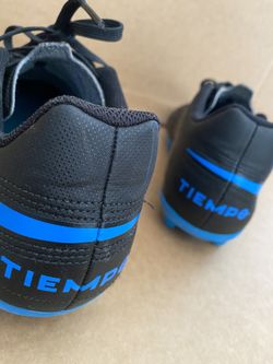 Nike Mens Tiempo Legend 8 Club MG Soccer AT6107-004 Black Blue Size 8