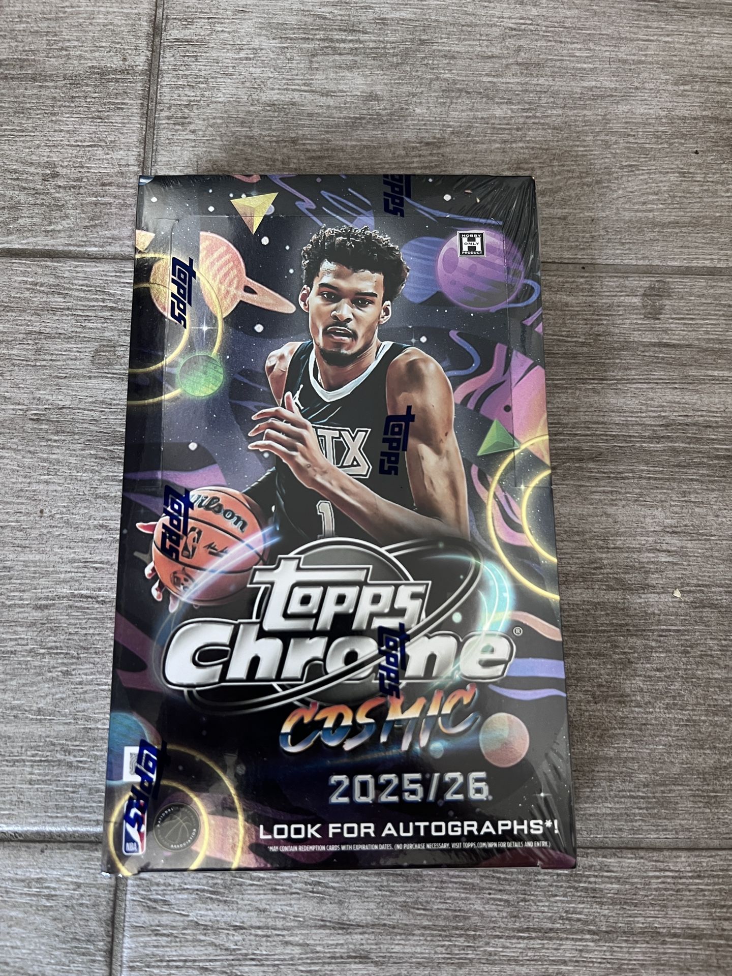 2025 26 Topps Chrome Cosmic Basketball Hobby Box Sealed Flagg