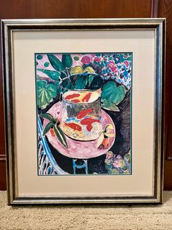Framed Goldfish Art Print - Professionally Framed