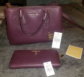 Michael Kors Bag Plum Color