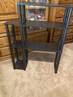 Wood shelving