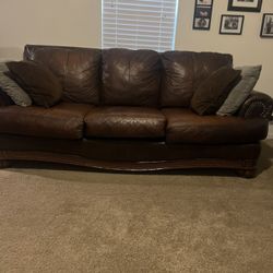 Leather  Couch