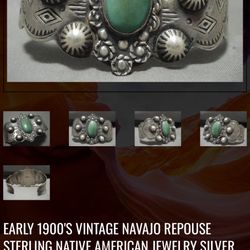 Vintage Navajo/Aztec bracelet