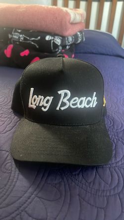 Black Long Beach hat