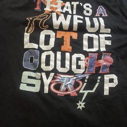 Awful Lot Of Cough Syrup Shirt Size Xl
