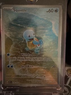 Squirtle 170/165 Pokemon MEW Illustration Rare