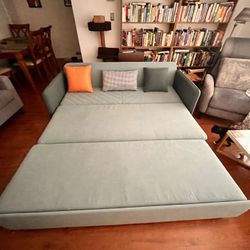 King 3-Seater Convertible Sleeper Sofa