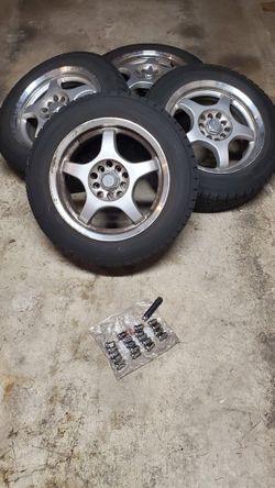 195/60R15 Snow Tires on Rims – Low Miles, $160