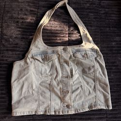 Women’s Denim Corset Halter