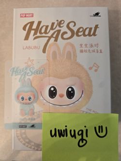 Authentic Pop Mart - Have A Seat Labubu (V2) - Confirmed Ququ