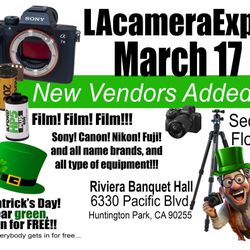 Los Angeles Camera Expo This Sunday March 17!!!