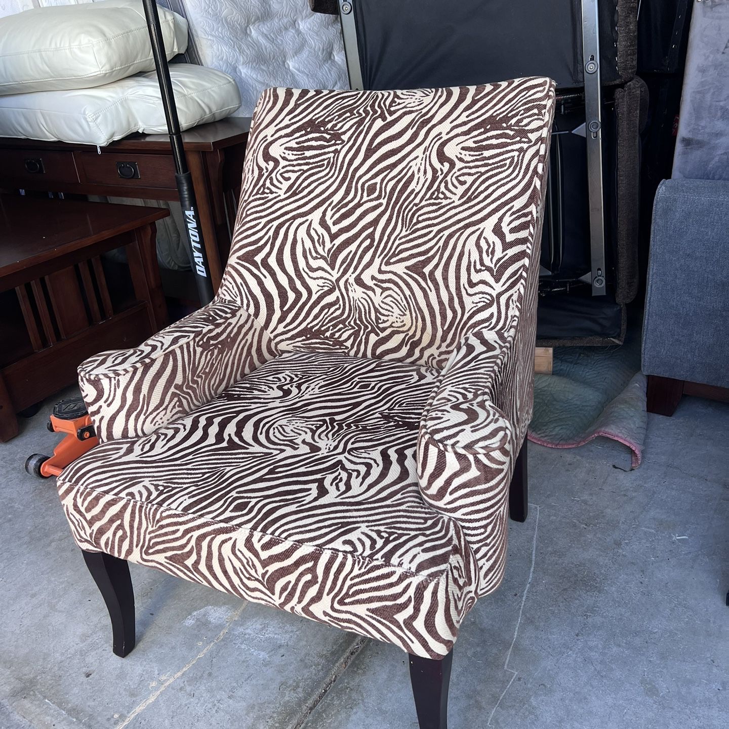 Zebra Print Accent Chair! 
