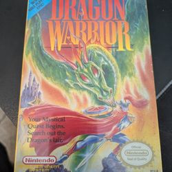 Dragon Warrior NES 1989 Original game CIB in excellent condition resealed By VS