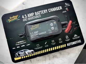 Battery Tender Plus by Deltran 6V/12V 4.5 AMP Battery Charger & Maintainer – Brand New Sealed