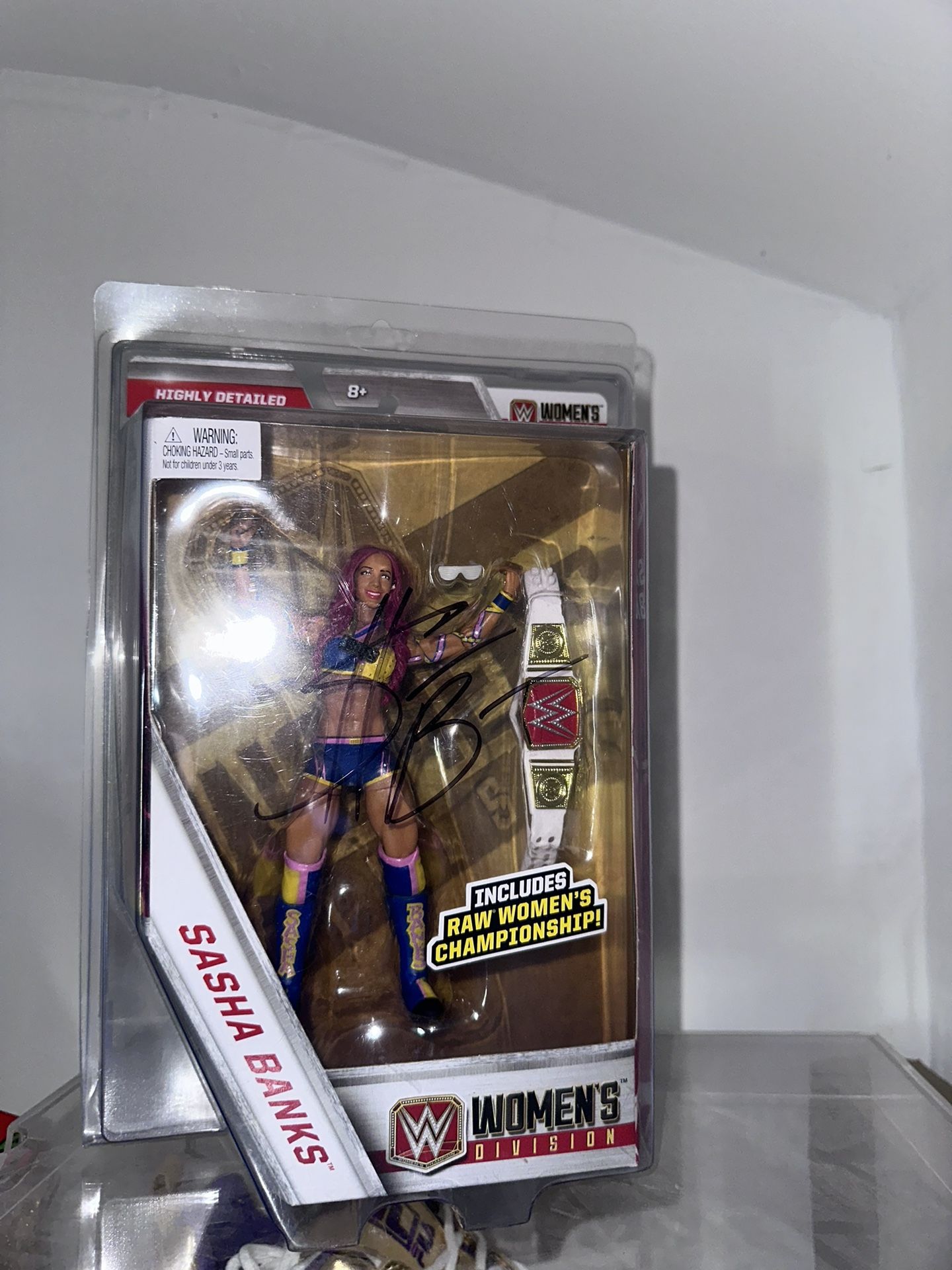 Sasha Banks Signed Action Figure