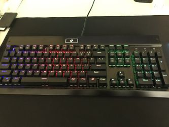 Rgb mechanical keyboard (blue switches)